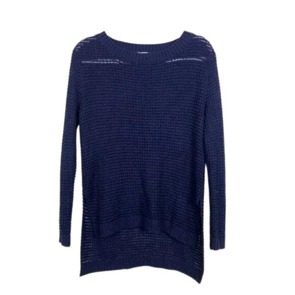 BB Dakota Navy Tunic Sweater - Picture 1 of 5